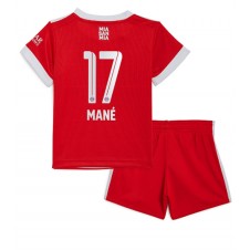 Bayern Munich Sadio Mane #17 Hemmaställ Barn 2022-23 Korta ärmar (+ Korta byxor)